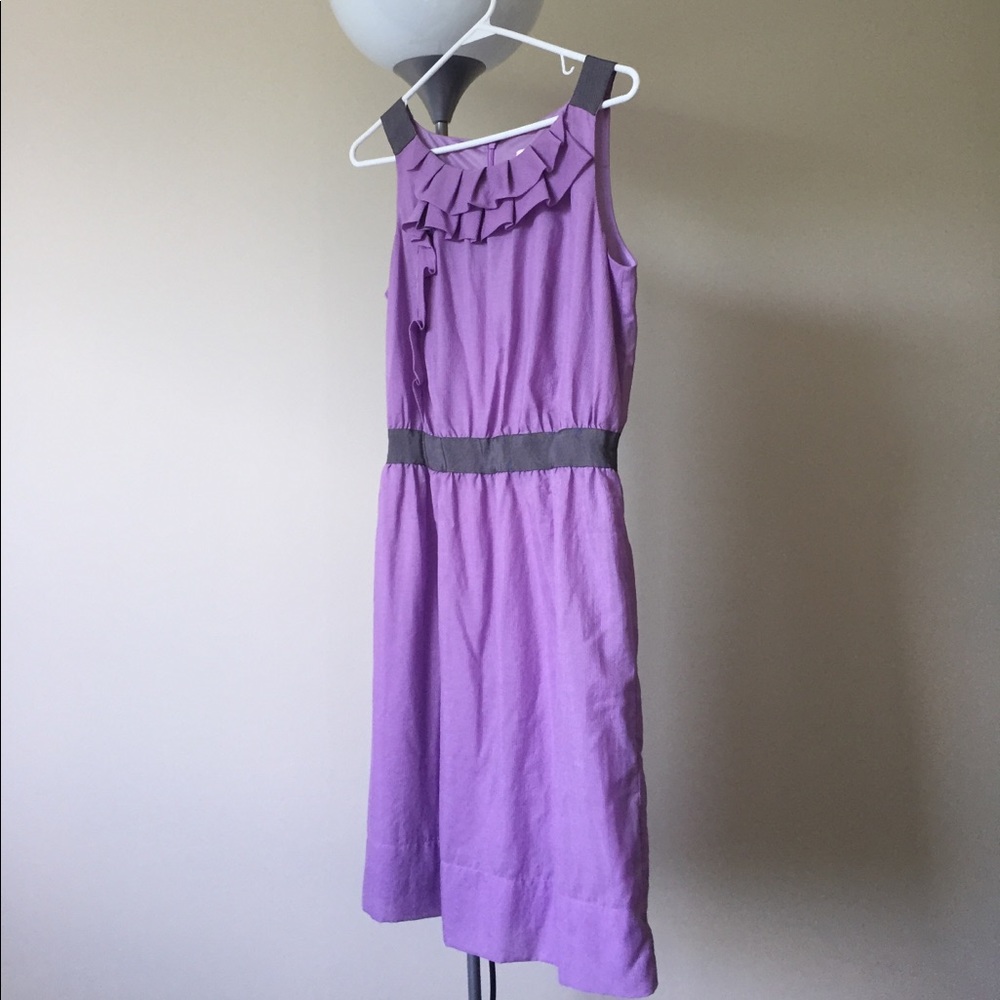 loft purple dress size 6