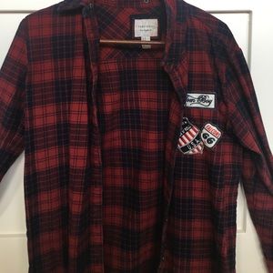 Forever 21 Medium Grunge Flannel