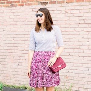 Loft flared skirt