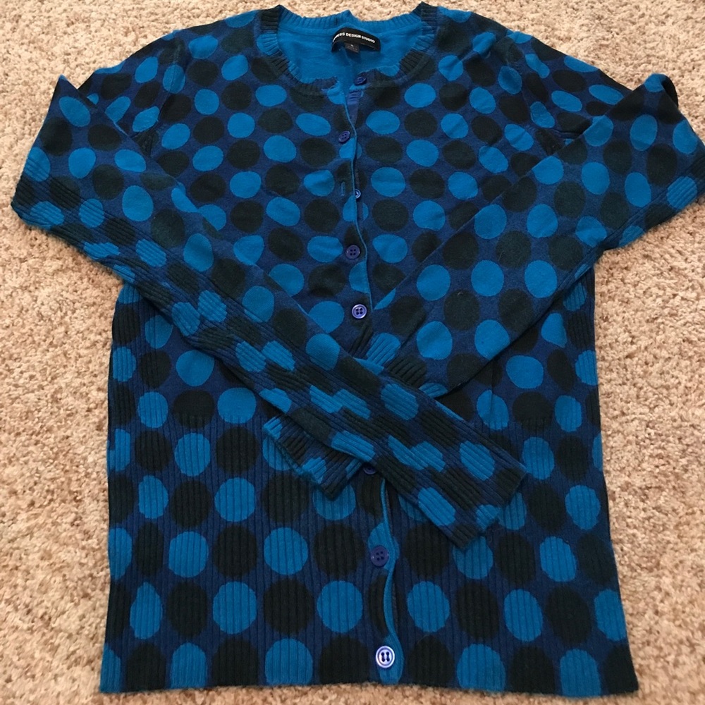Express Polka Dot Cardigan