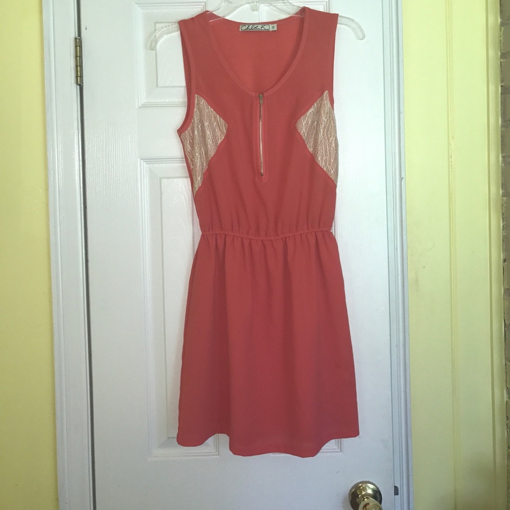 Size small coral dress