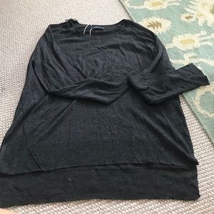 Zara knit with scoop neck and long sleeve..