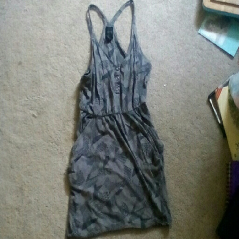 Greys triangle pattern dress