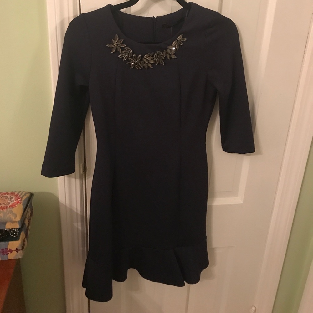 NWT Zara Ruffle Hem Dress size S