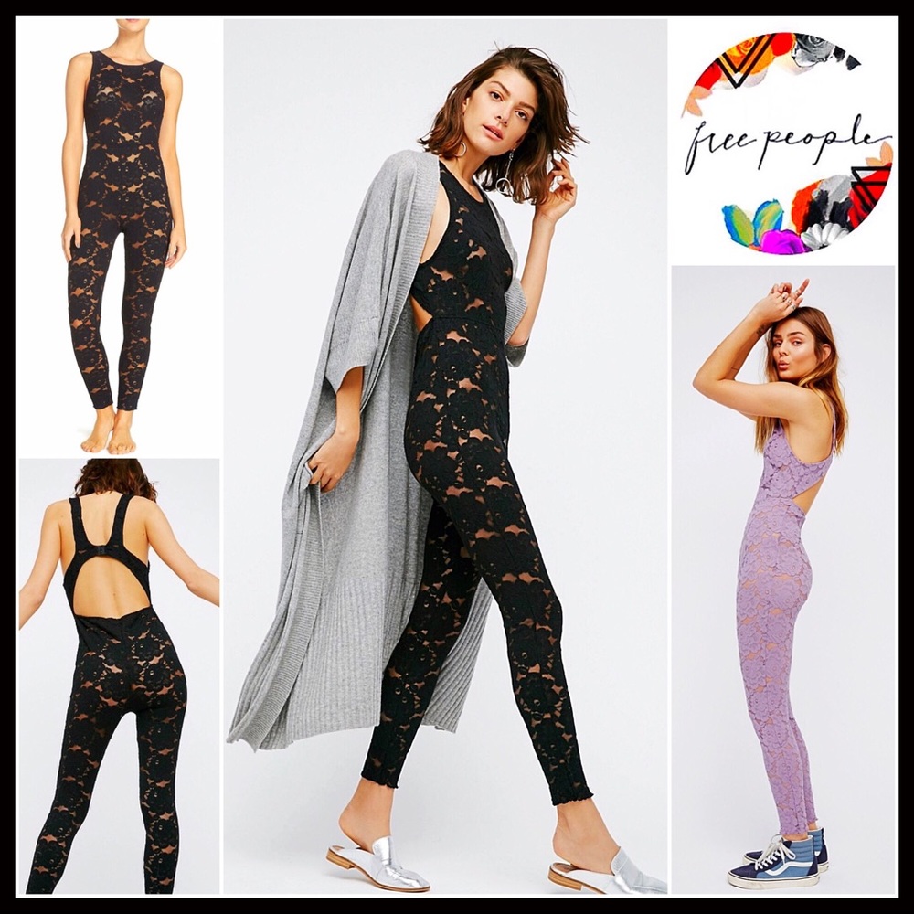 ❌SOLD❌FREE PEOPLE CATSUIT JUMPSUIT LEGGINGS - Picture 1 of 5