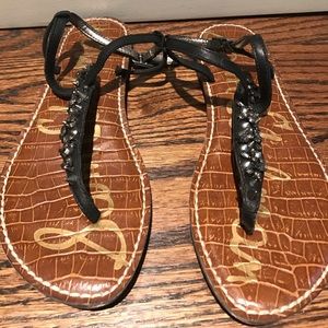 Sam Edelman Black Studded Sandals