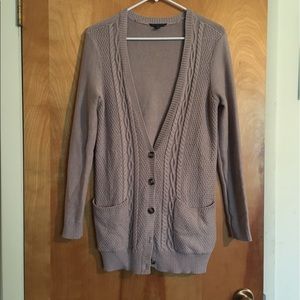 Tan American eagle cardigan