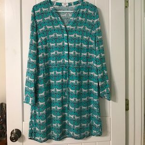 FUN PRINT DRESS  🐒🍌