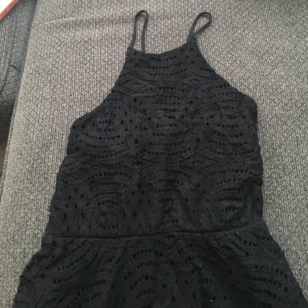 Black skater dress