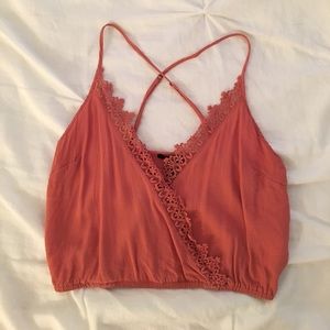 Forever 21 burnt orange crop top