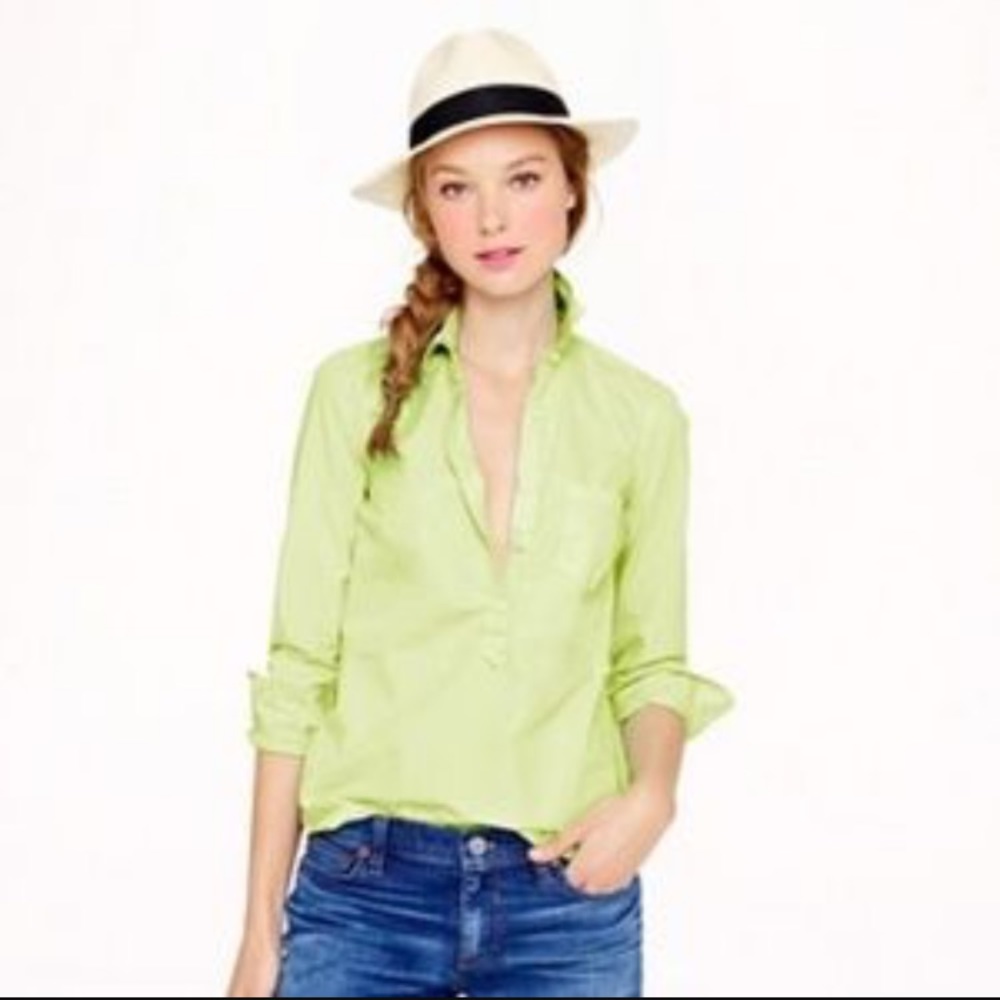 Jcrew neon pullover
