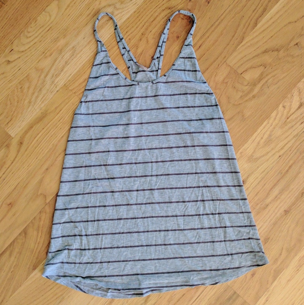 Lululemon striped racerback tank