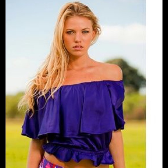 NWT Rachel Lym GREEN Satin Top, Blouse, Cover-up - Picture 2 of 4