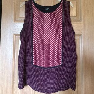 Loft Outlet sleeveless blouse