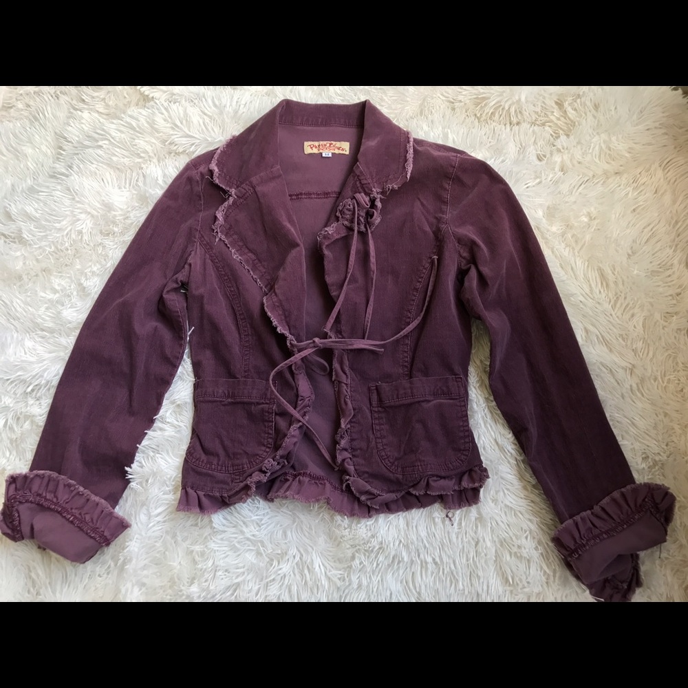 🌼Medium Purple Lacy Vest by Paris Blues🌼