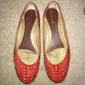 Samuel Orange Ballet Flat