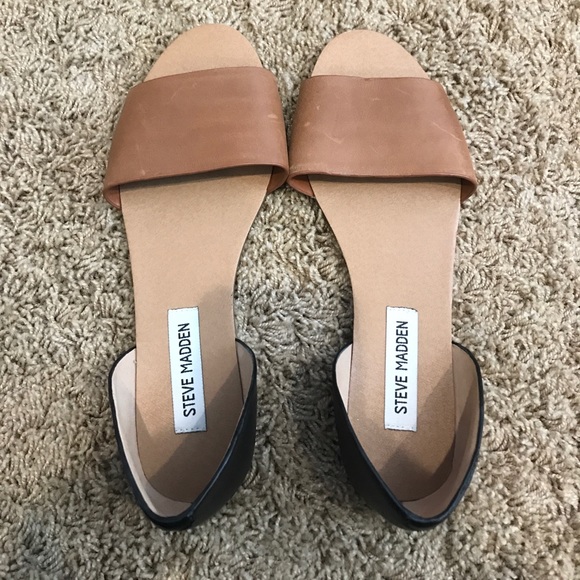 Steve Madden Shoes - Steve Madden Black and Brown Sandals