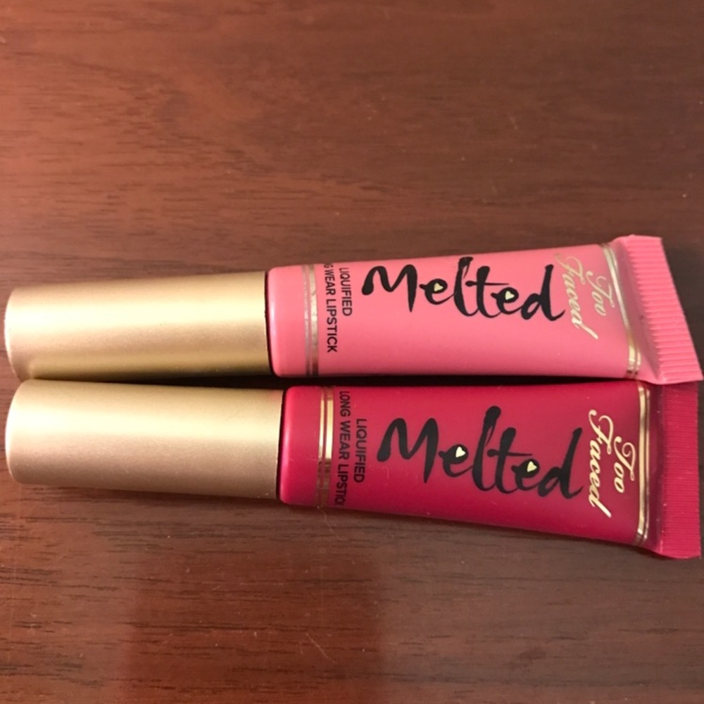Two face melted lipsticks