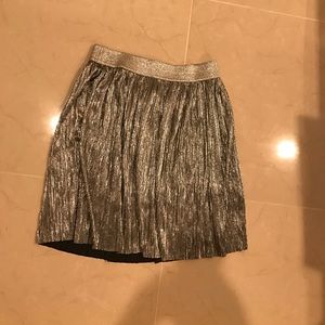 H & M silver skirt