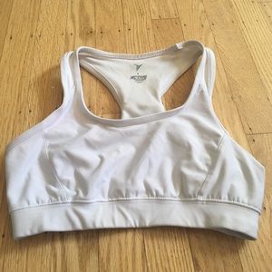 White/Silver Sports Bra