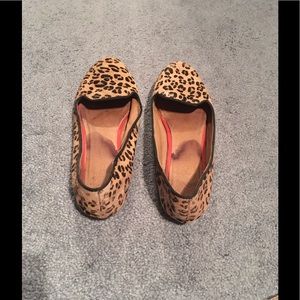 Cheetah ballet flats