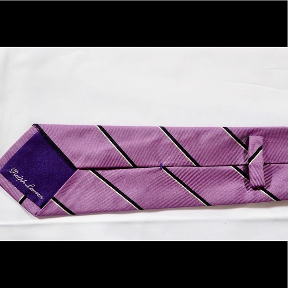 $235 Ralph Lauren Purple Label - Lavender Stripe - Picture 4 of 6