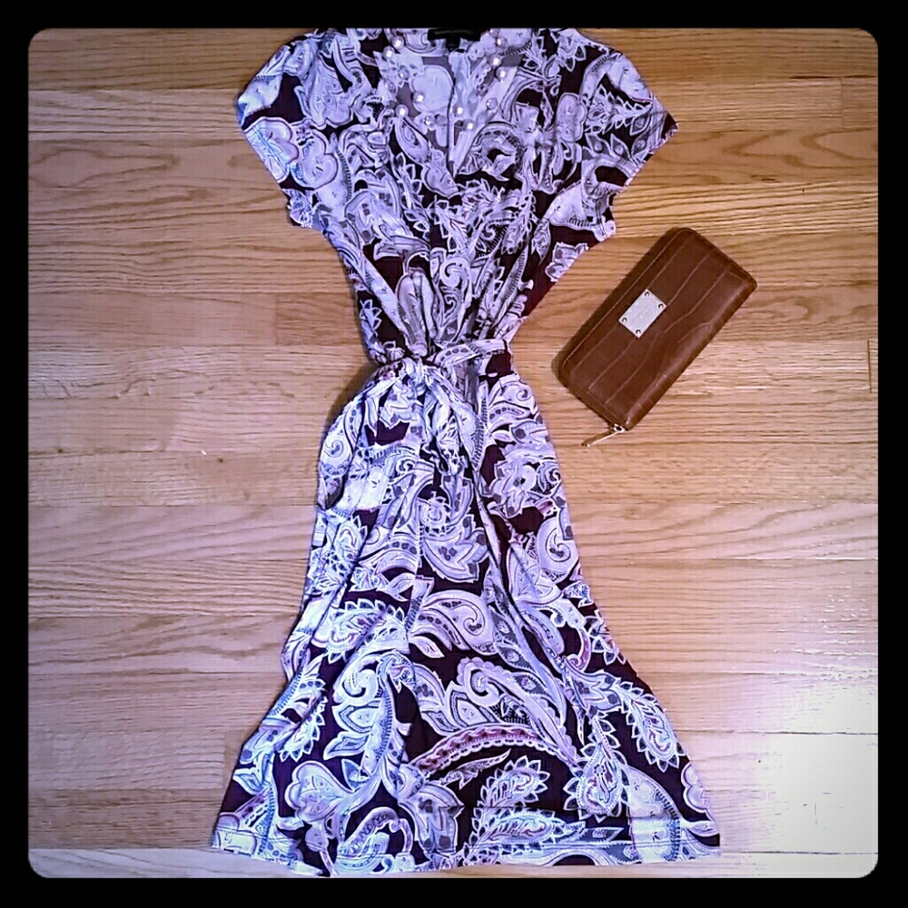 Banana Republic dress with wrap belt