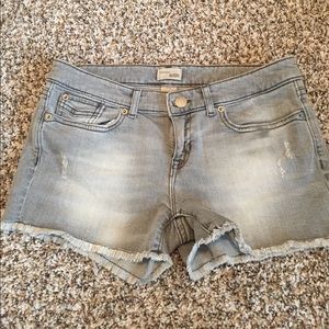 Gap gray denim shorts