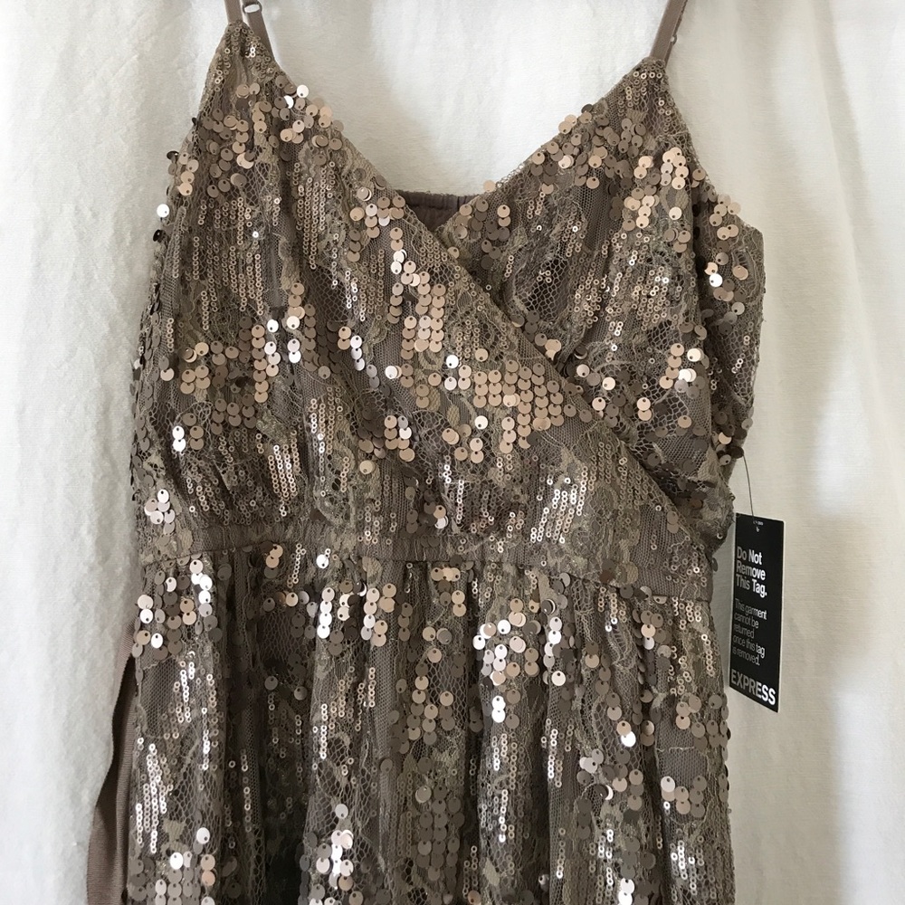 Express sequined dress size S. NWT