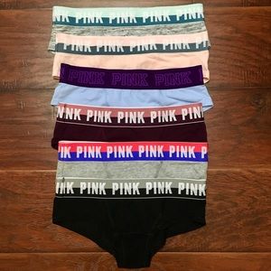 PINK Elastic Band Panties