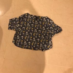 Floral crop top