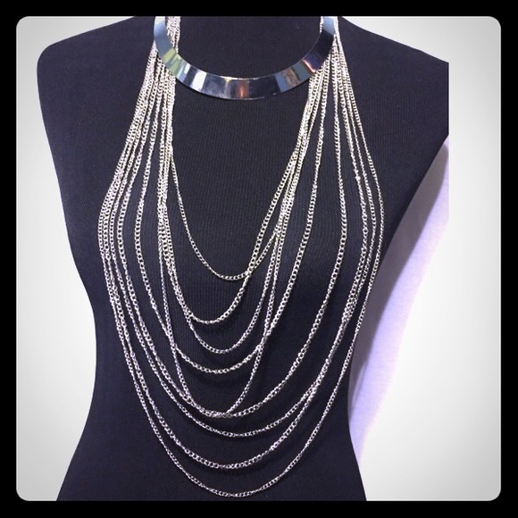Silver Bangle Drop Body Chain