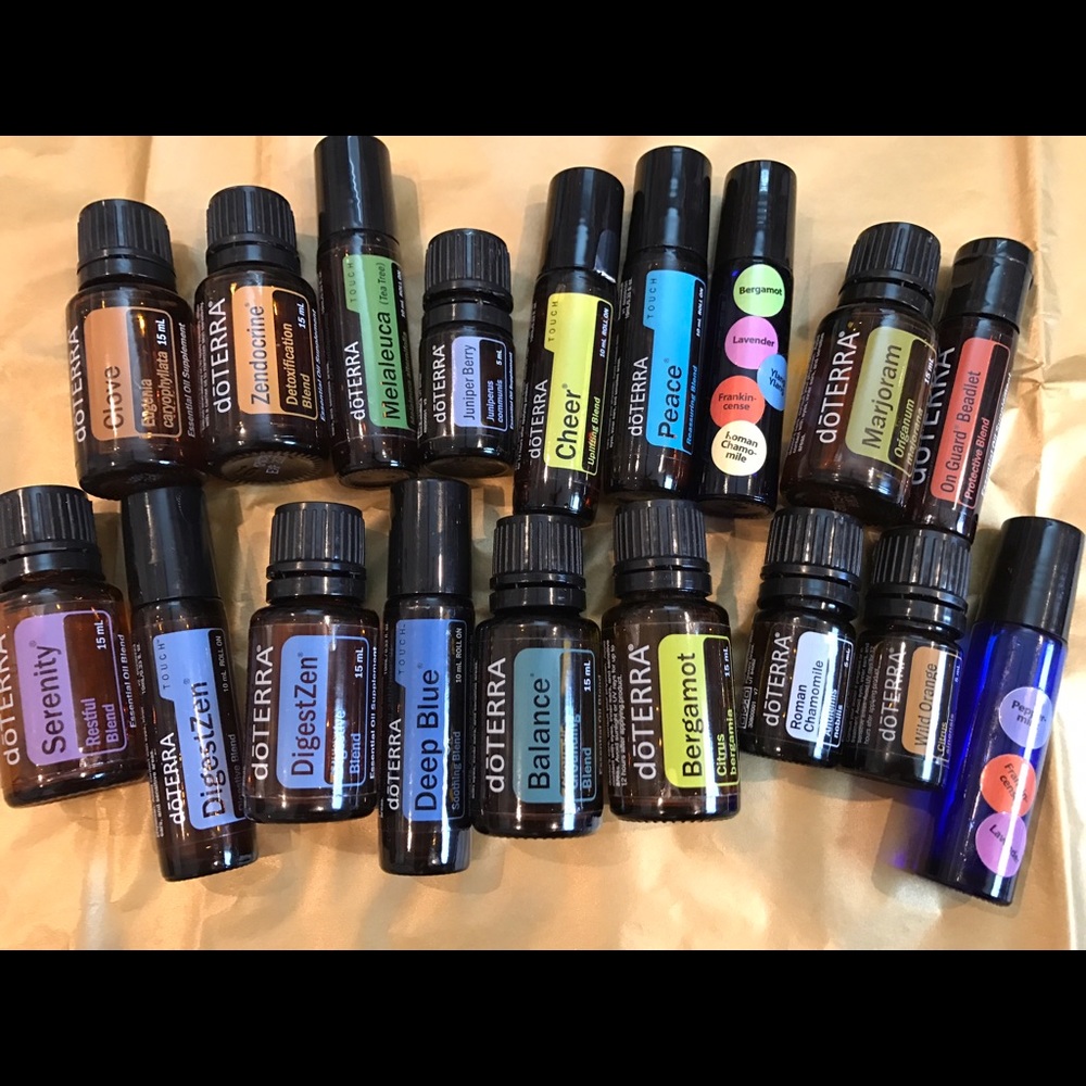 Huge bundle of doTERRA essential oils