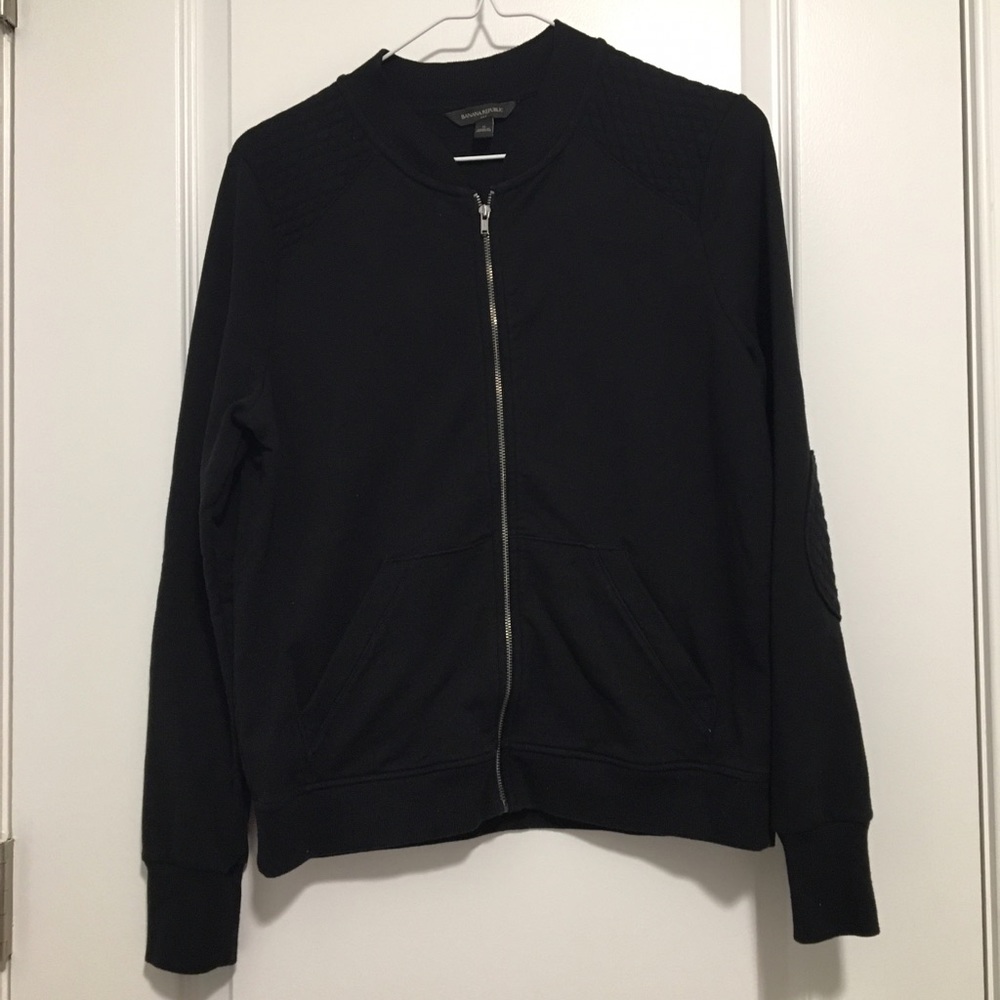 Banana Republic black zip jacket