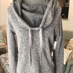 Gray sweater dress