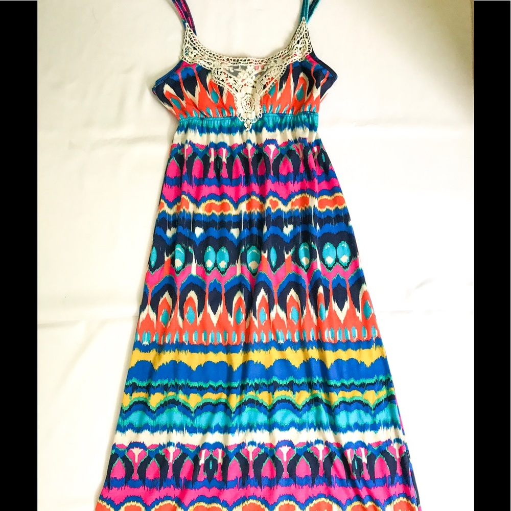 Red Camel maxi dress