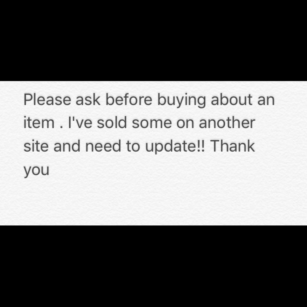 Please ask before buying