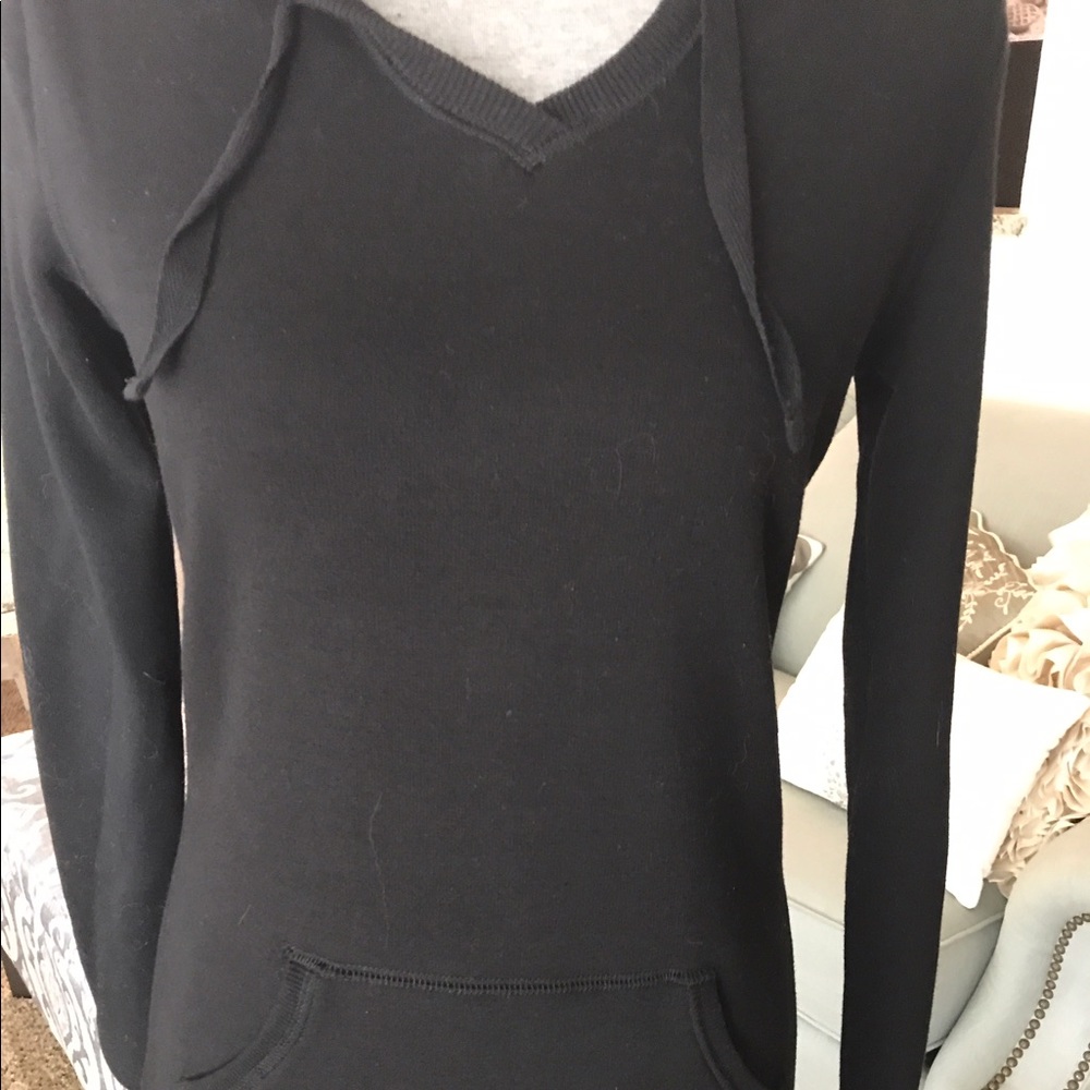 Black sweatshirt dress