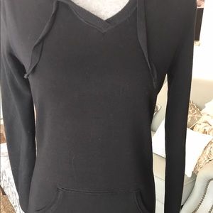 Black sweatshirt dress