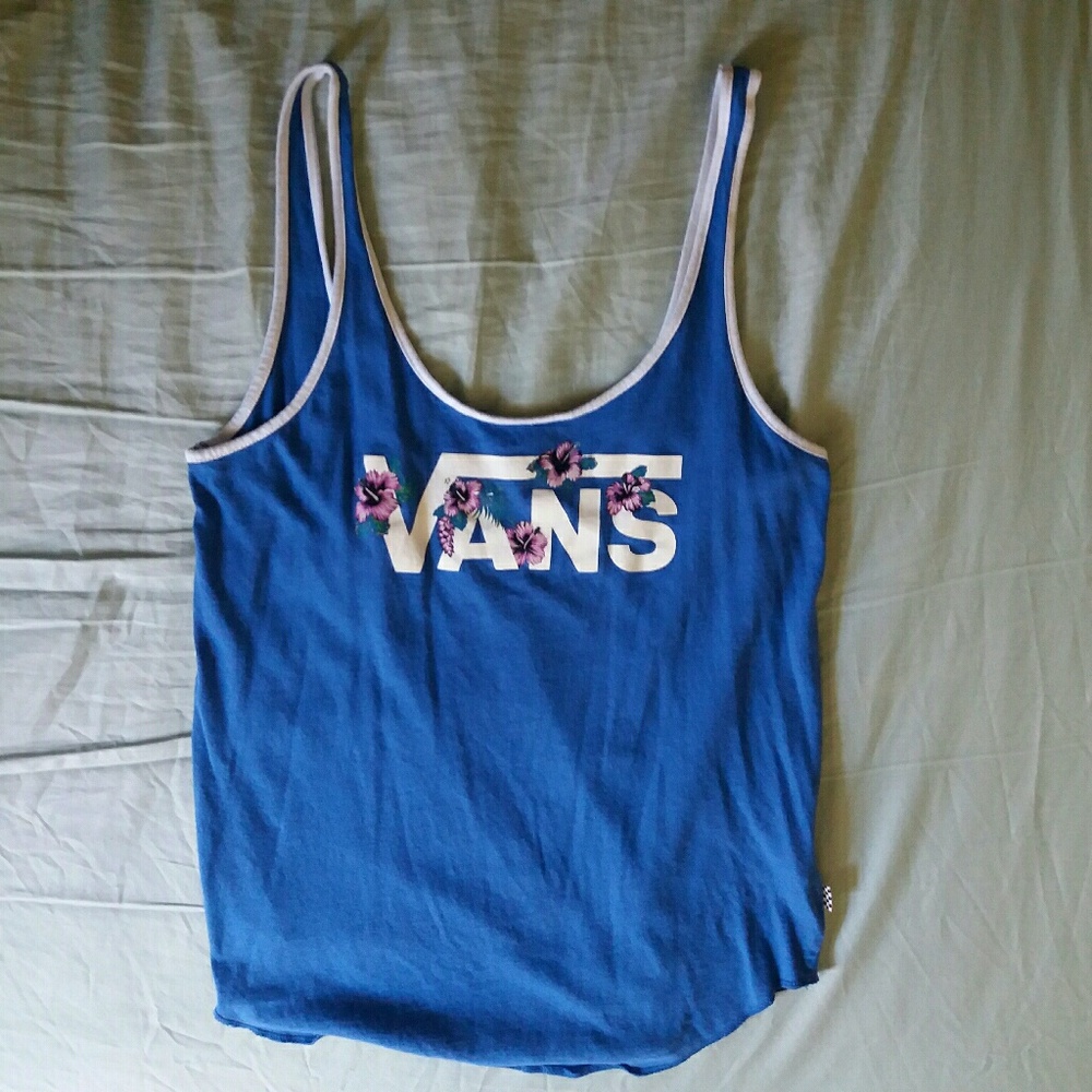 NWOT Vans Hawaiian Floral Tank Top