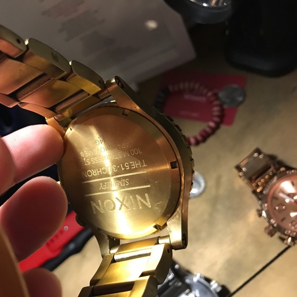 Nixon 51-30/ 3 Watch pack/gold/gun metal/silver - Picture 3 of 5