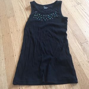 Sparkly Black Tank Top