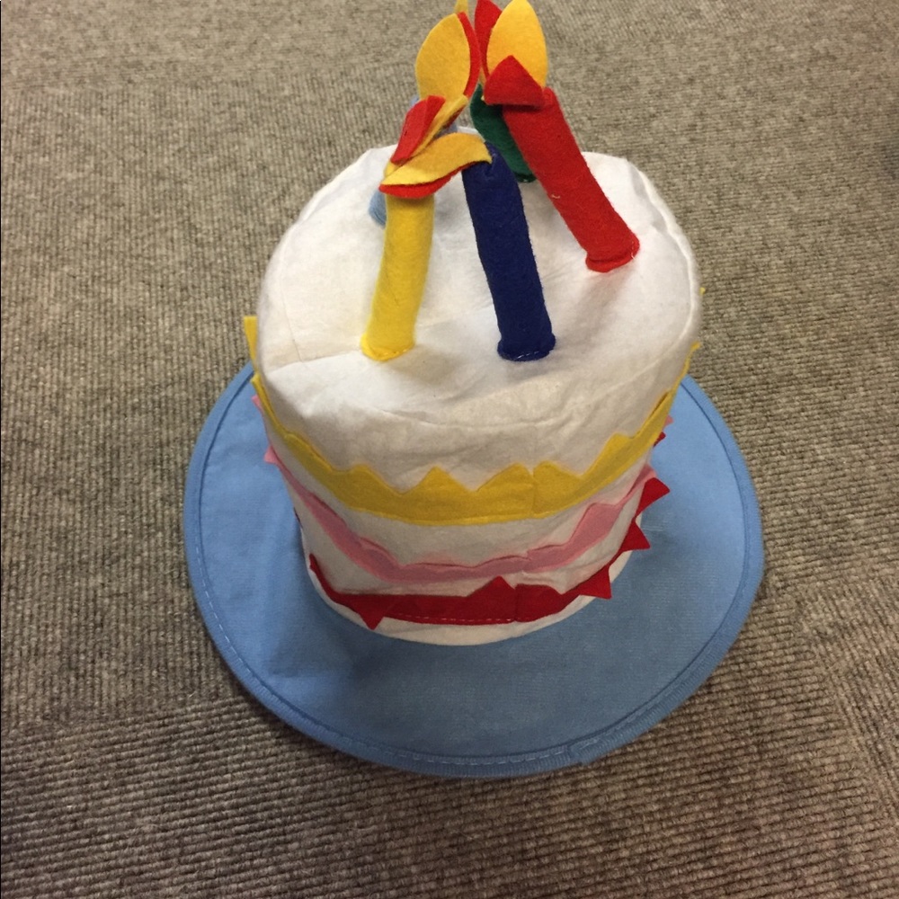 Kids birthday cake hat