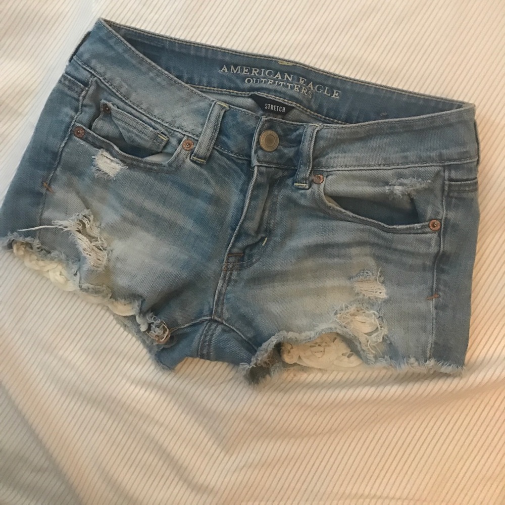 American Eagle shortie denin shorts