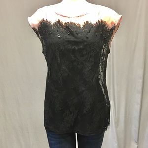 Forever 21 Black Lace Top