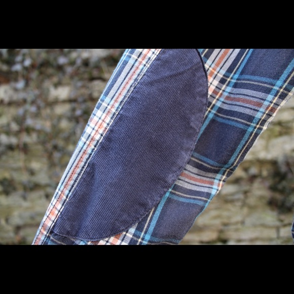 Men's padded elbow casual button down - Picture 2 of 4