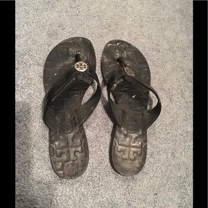 Tory Burch black flip flops
