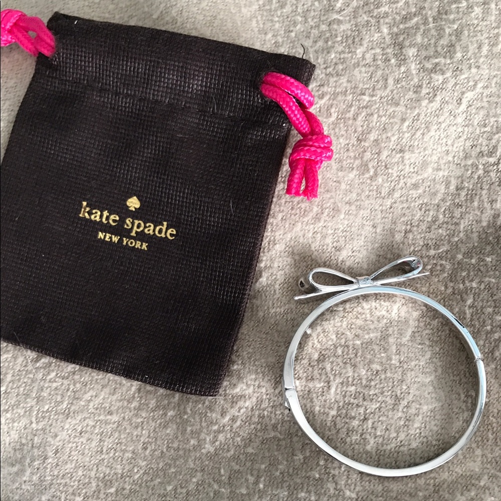 Kate Spade Silver Bow Bangle