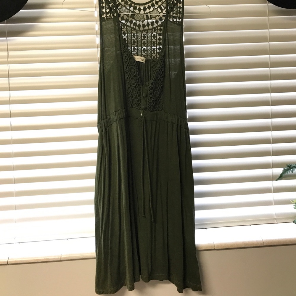Olive Green Sundress