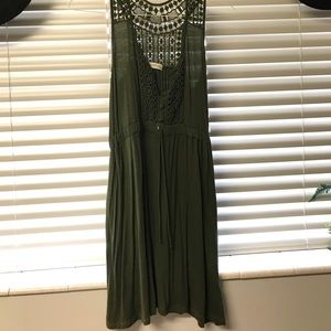 Olive Green Sundress
